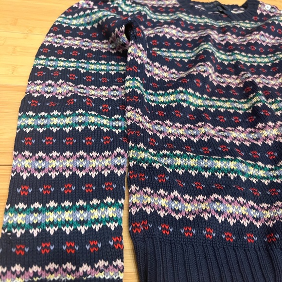 Ralph Lauren Men's Navy Multicolor Crewneck Sweater - Picture 2 of 5